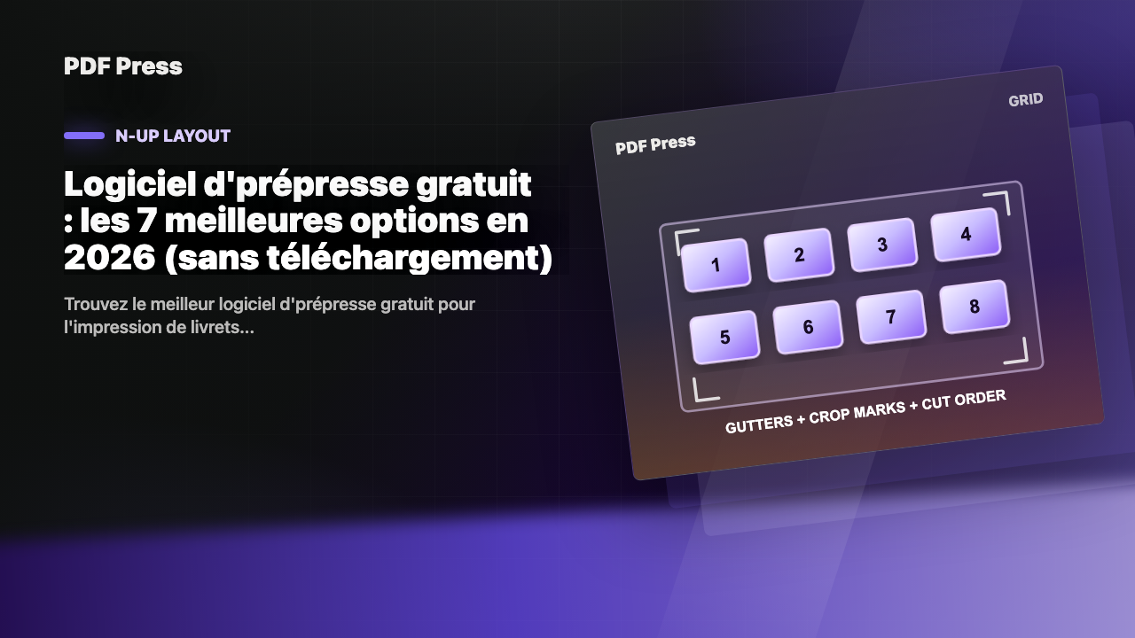 Logiciel d'prépresse gratuit : les 7 meilleures options en 2026 (sans téléchargement) cover illustration