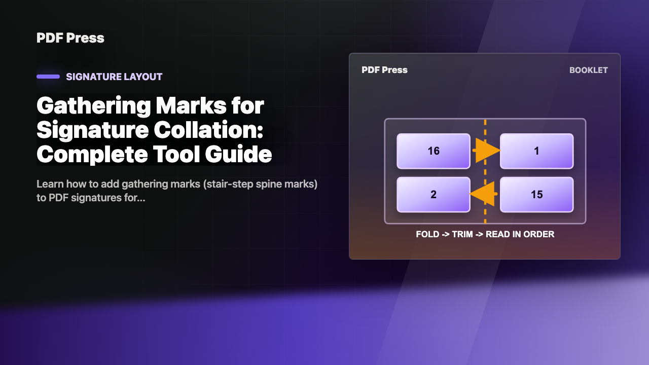 Gathering Marks for Signature Collation: Complete Tool Guide cover illustration