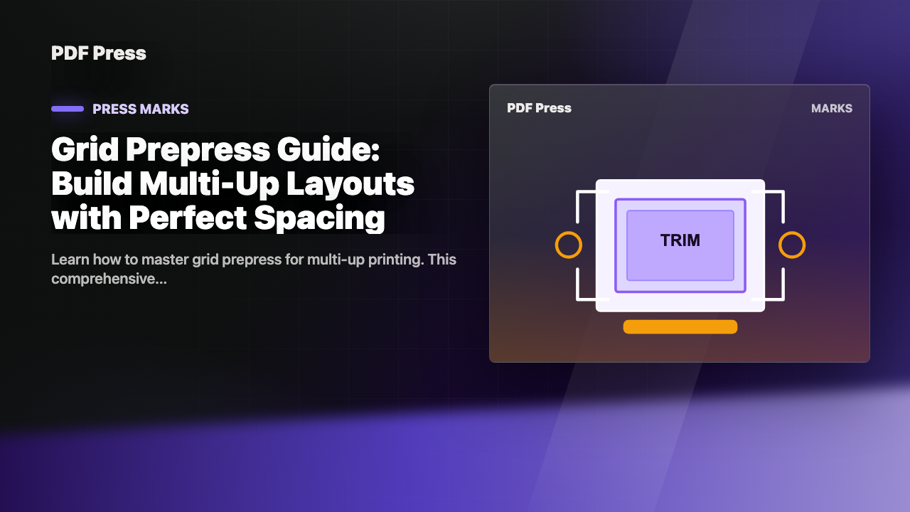 Grid Prepress Guide: Build Multi-Up Layouts with Perfect Spacing cover illustration