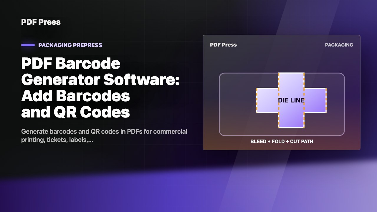 PDF Barcode Generator Software: Add Barcodes and QR Codes cover illustration