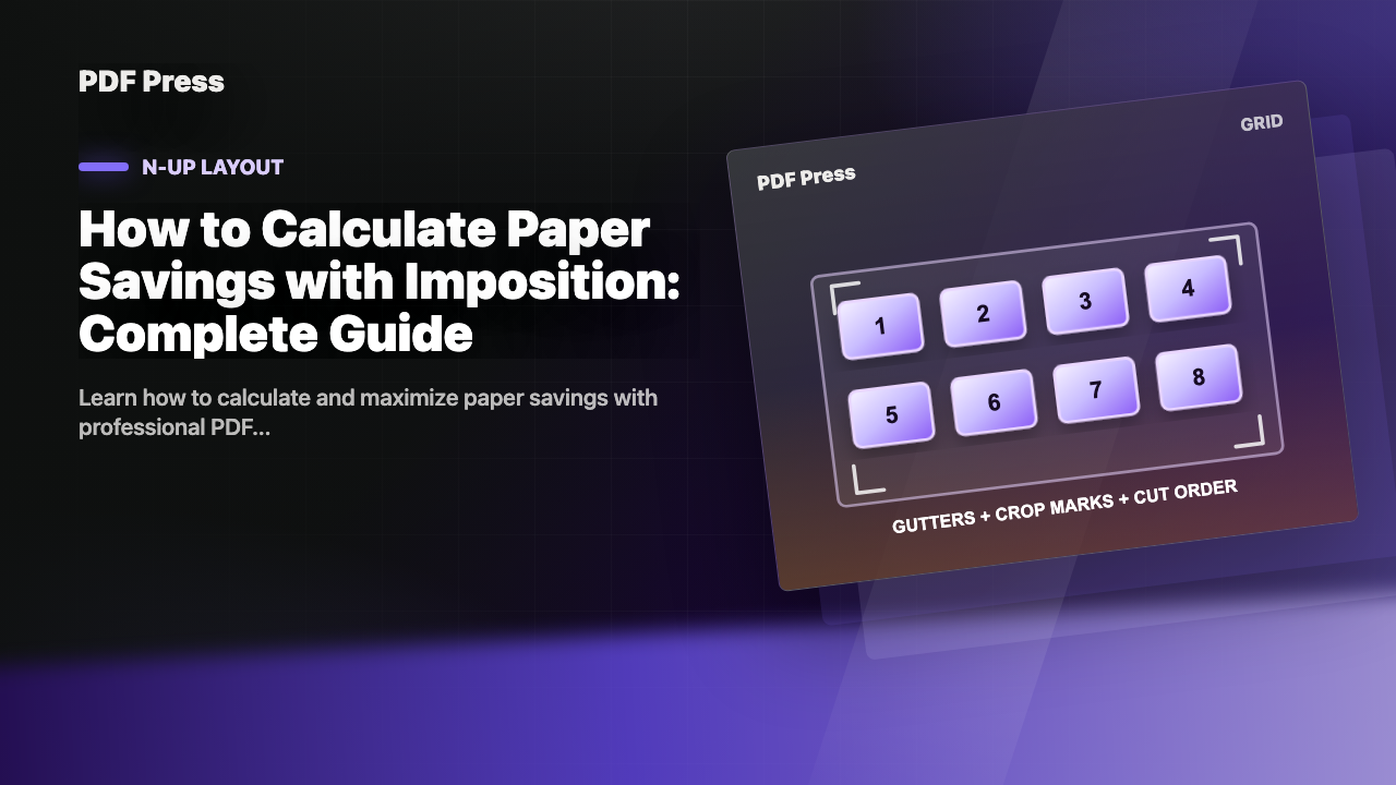 How to Calculate Paper Savings with Imposition: Complete Guide cover illustration
