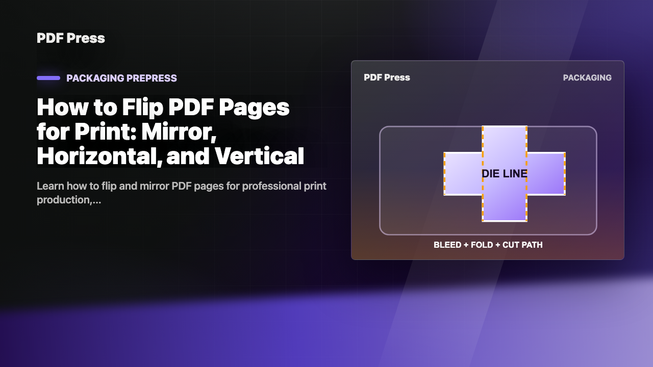 How to Flip PDF Pages for Print: Mirror, Horizontal, and Vertical cover illustration