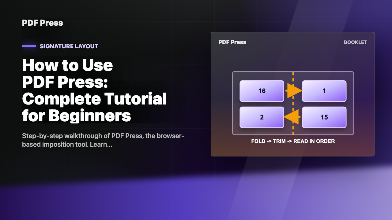 How to Use PDF Press: Complete Tutorial for Beginners cover illustration