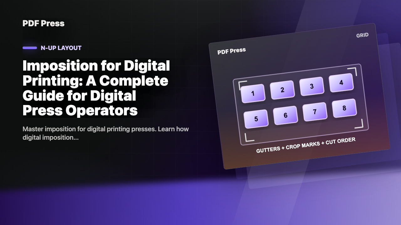 Imposition for Digital Printing: A Complete Guide for Digital Press Operators cover illustration