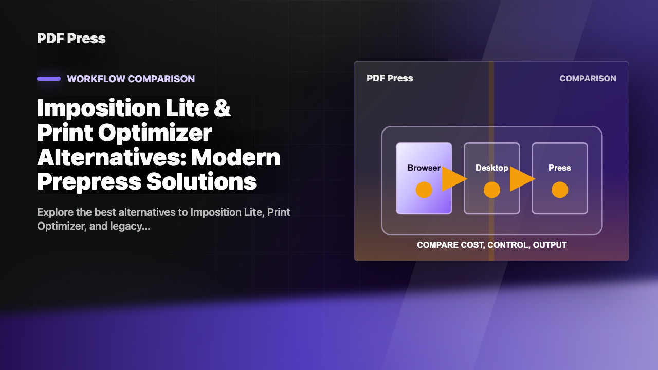 Imposition Lite & Print Optimizer Alternatives: Modern Prepress Solutions cover illustration