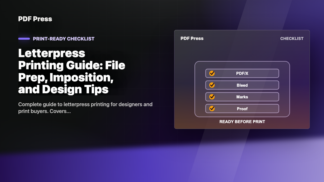 Letterpress Printing Guide: File Prep, Imposition, and Design Tips cover illustration
