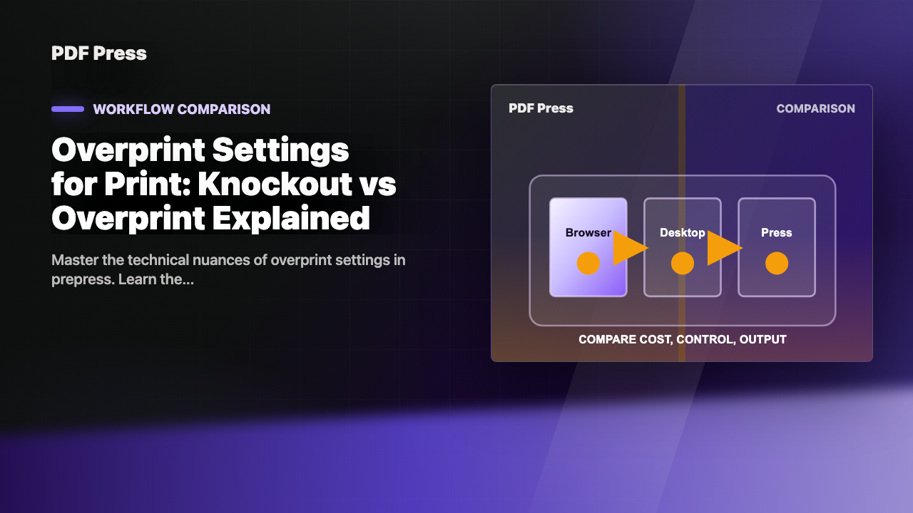 Overprint Settings for Print: Knockout vs Overprint Explained cover illustration