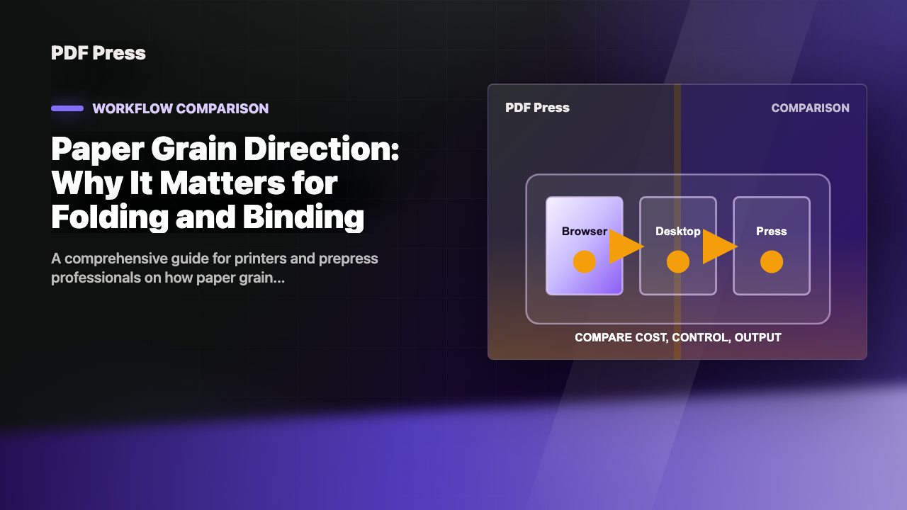 Paper Grain Direction: Why It Matters for Folding and Binding cover illustration