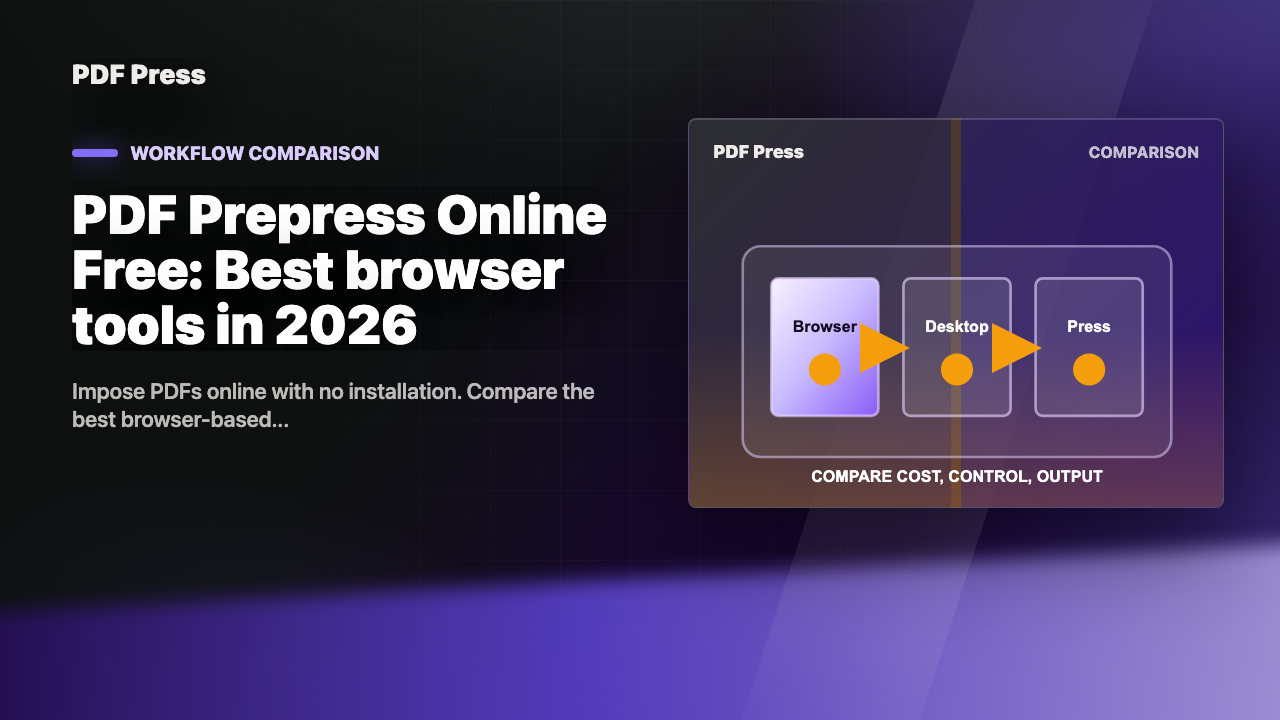 PDF Prepress Online Free: Best browser tools in 2026 cover illustration