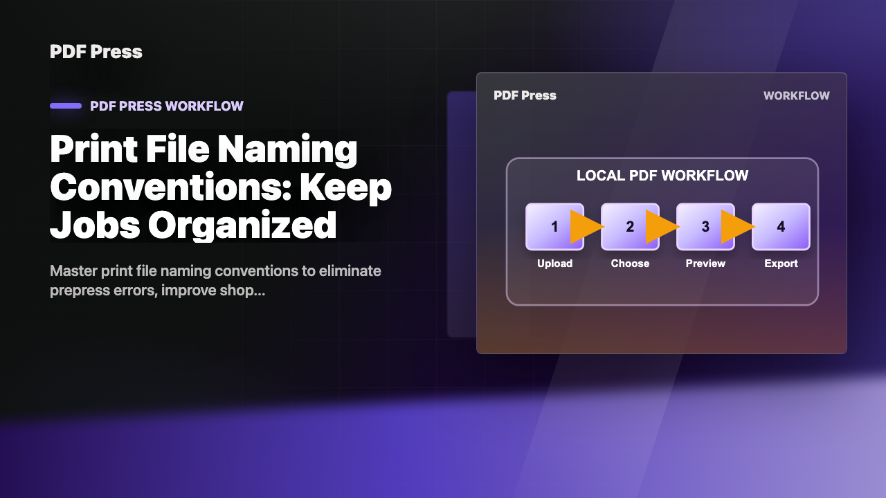 Print File Naming Conventions: Keep Jobs Organized cover illustration