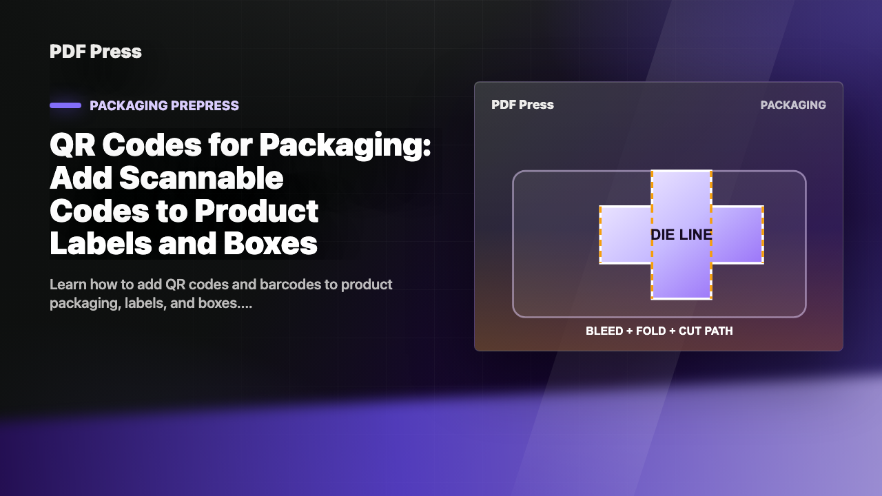 QR Codes for Packaging: Add Scannable Codes to Product Labels and Boxes cover illustration