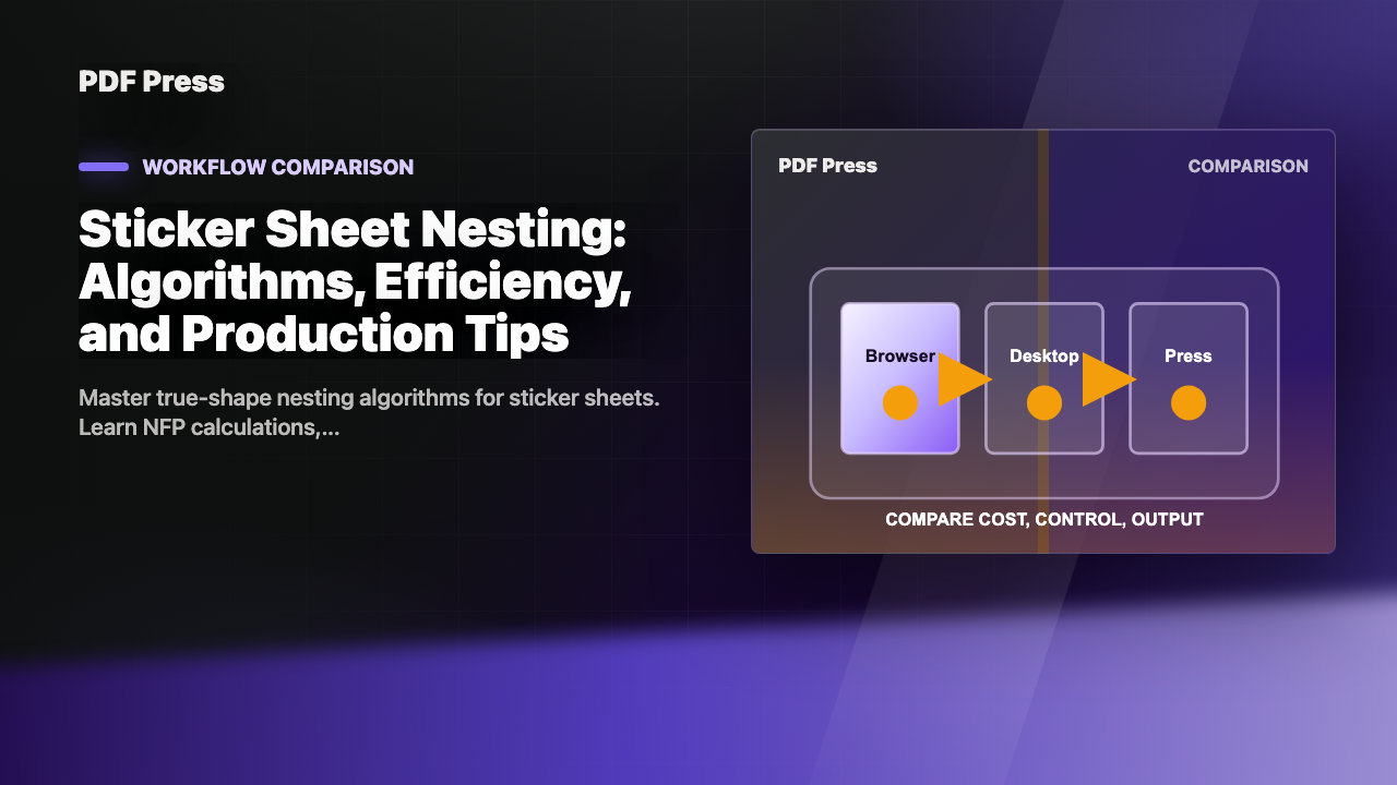 Sticker Sheet Nesting: Algorithms, Efficiency, and Production Tips cover illustration