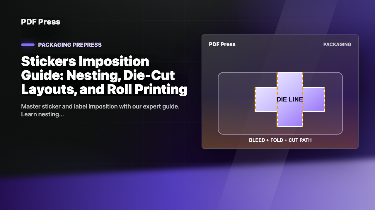 Stickers Imposition Guide: Nesting, Die-Cut Layouts, and Roll Printing cover illustration
