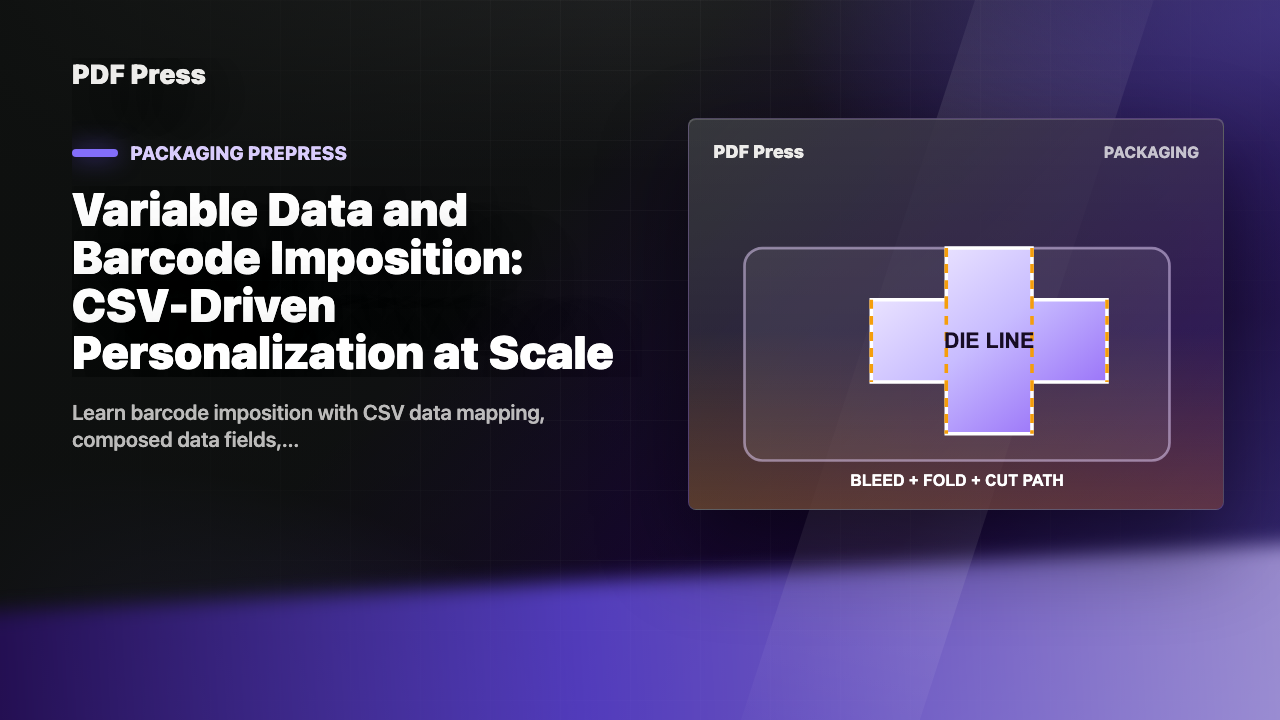 Variable Data and Barcode Imposition: CSV-Driven Personalization at Scale cover illustration