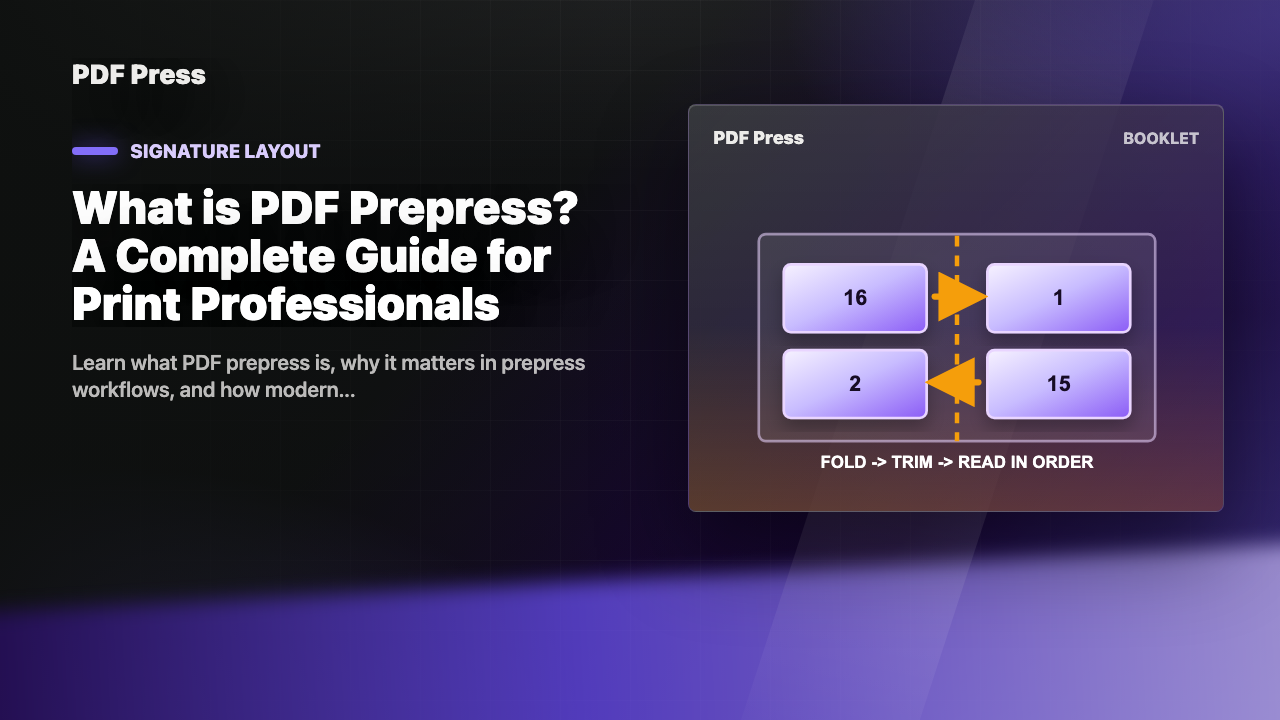 What is PDF Prepress? A Complete Guide for Print Professionals cover illustration