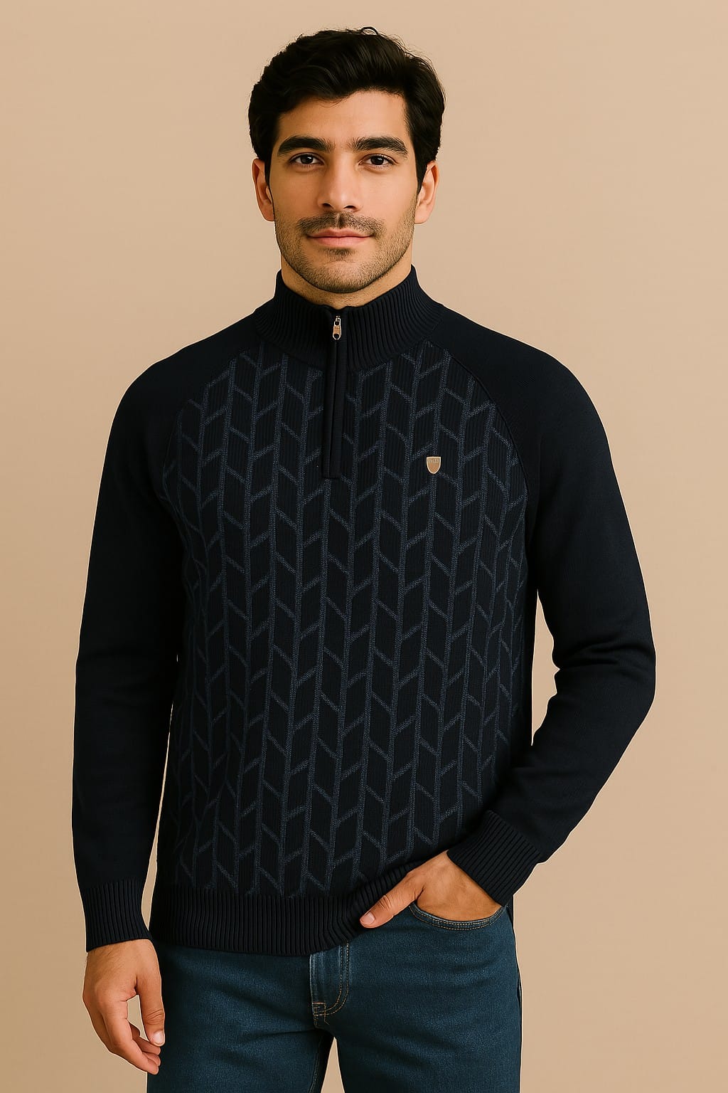 Gents' Turtleneck Zipper