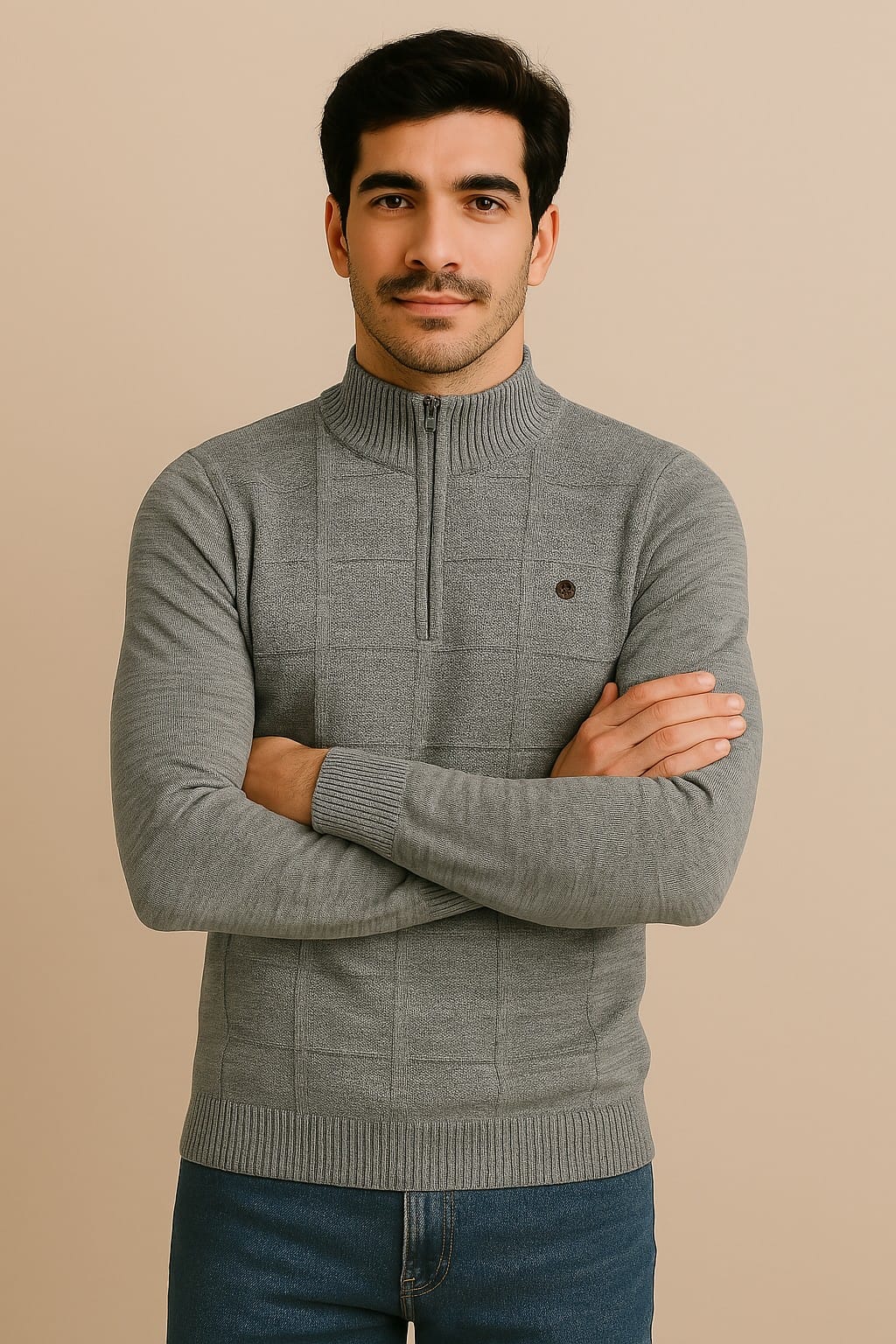Gents' Turtleneck Zipper