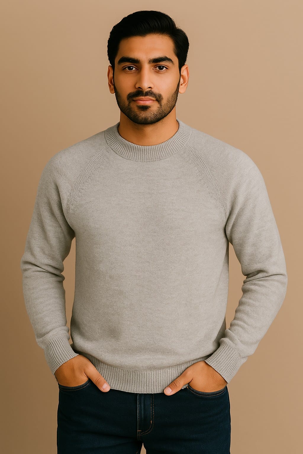 Turtleneck Plain Stretch