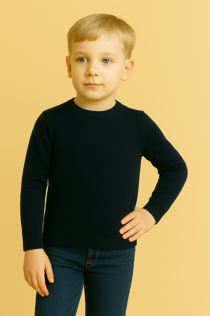 Turtleneck Plain Skivvy Kids