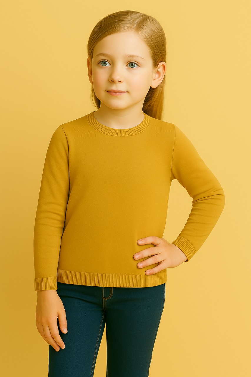 Turtleneck Plain Skivvy Kids