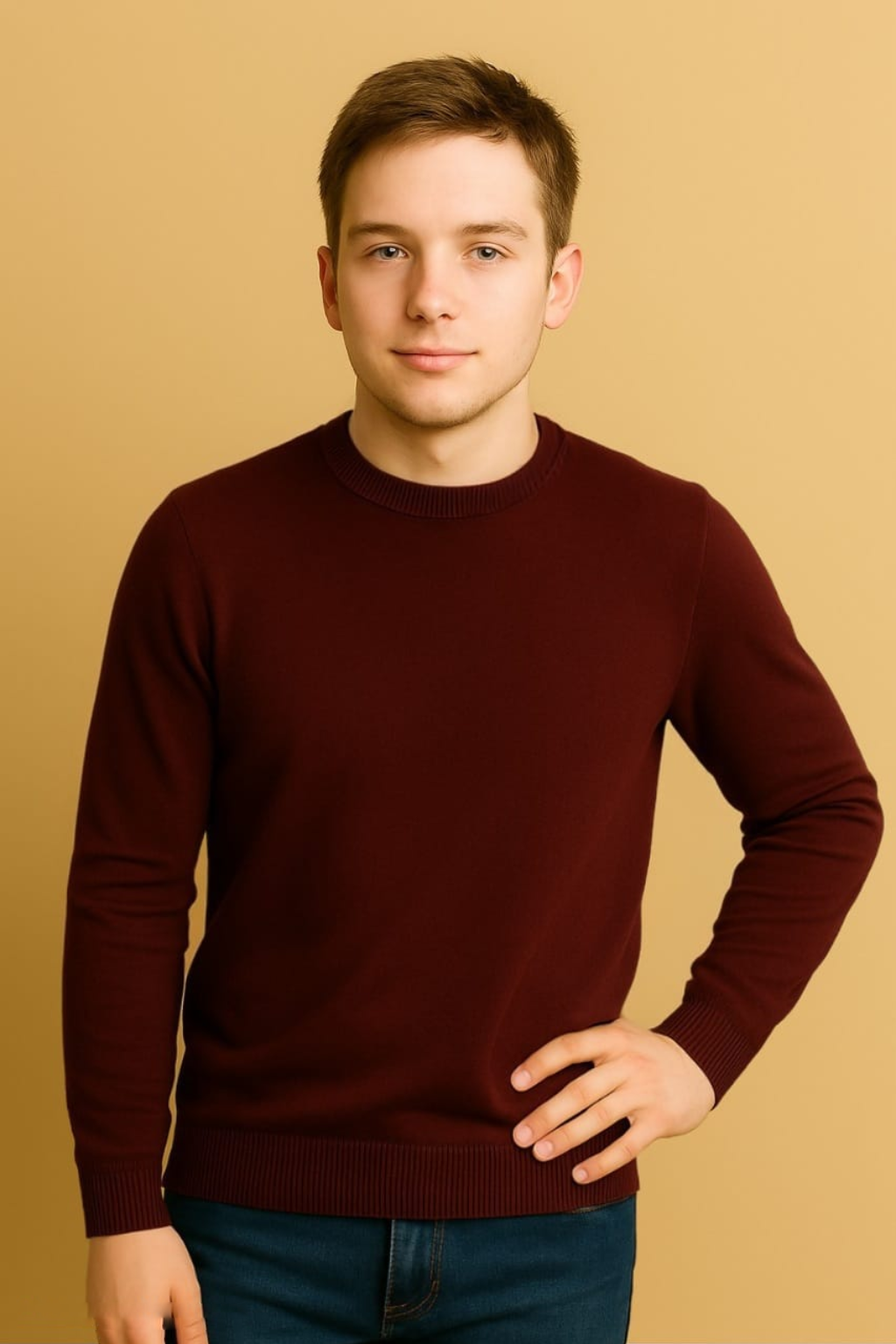 Turtleneck Plain Skivvy
