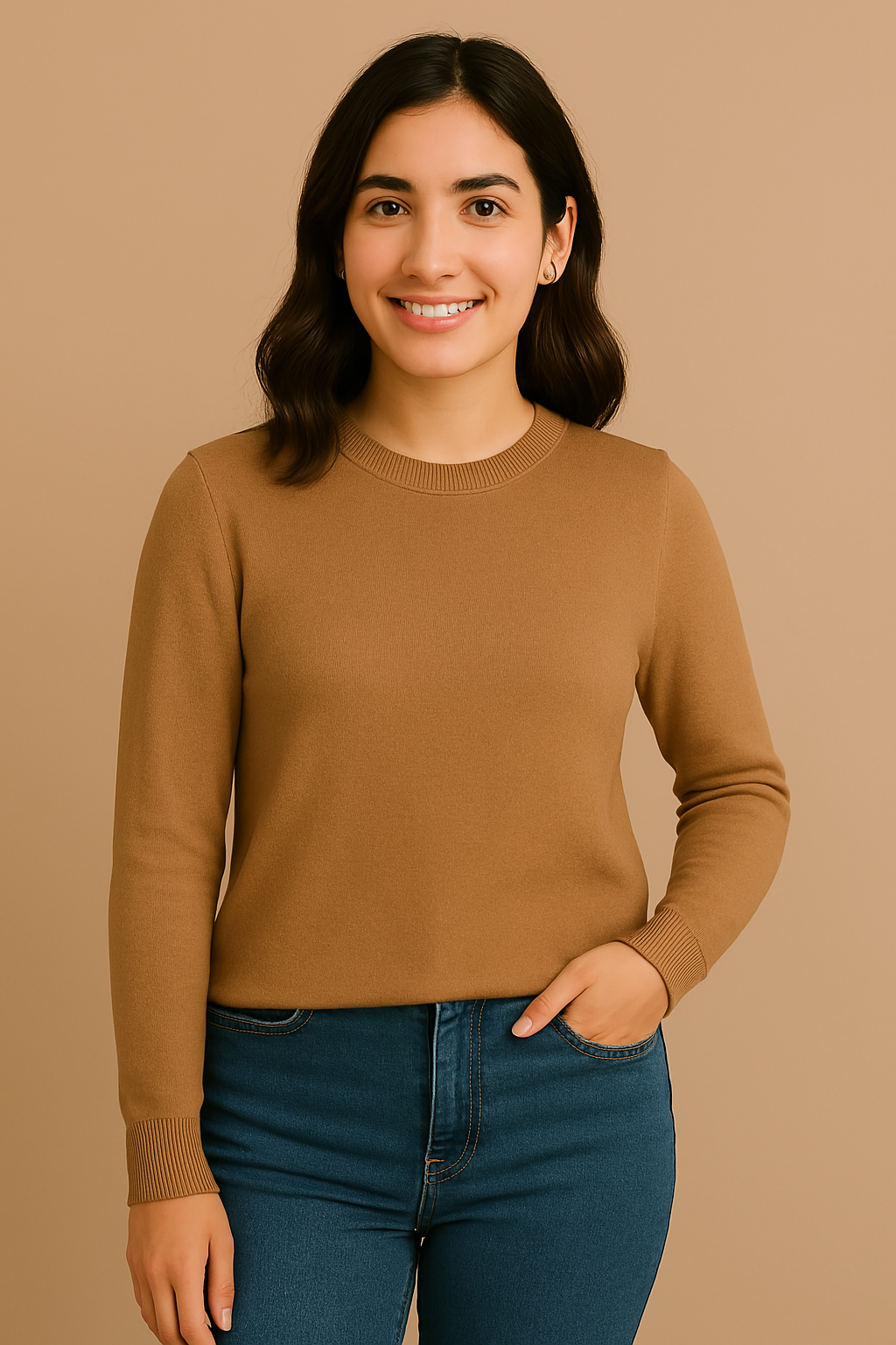 Turtleneck Freesize Plain Skivvy