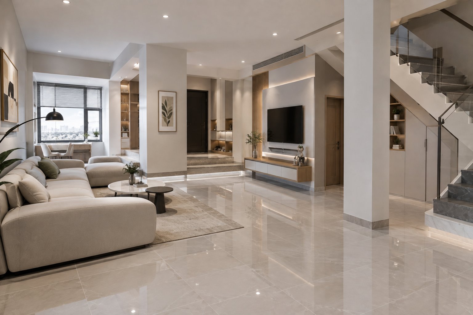 Chọn kích thước gạch lát nền phù hợp với diện tích phòng