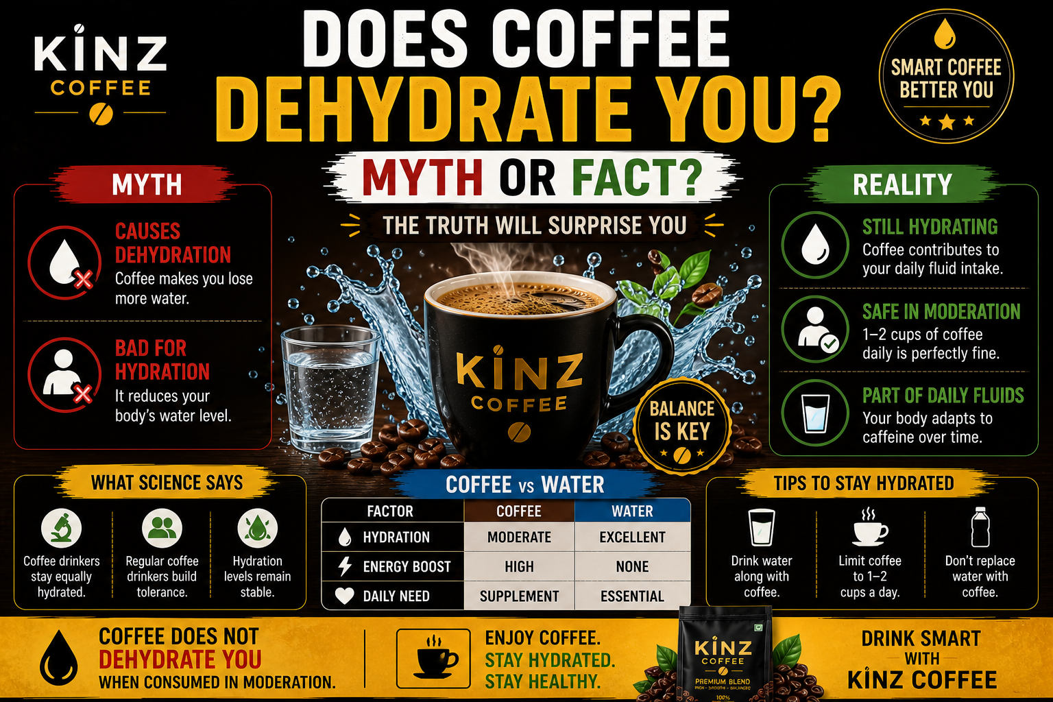 Does Coffee Dehydrate You? Myth vs Reality Explained