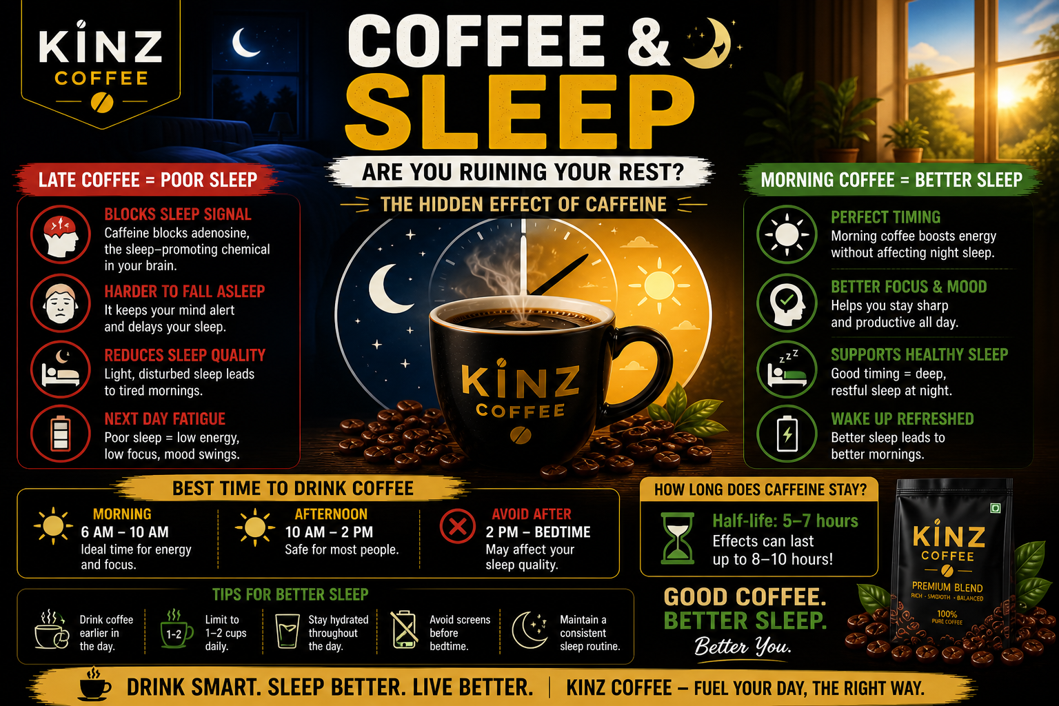 Coffee and Sleep: Does It Really Affect Your Rest? (Science Explained)