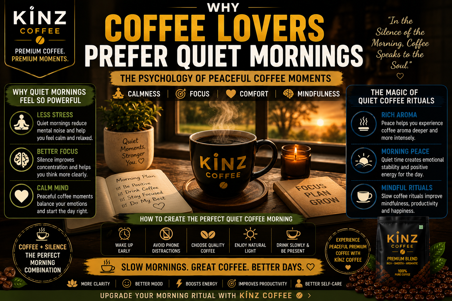 Why Coffee Lovers Prefer Quiet Mornings: The Psychology of Peaceful Coffee Moments