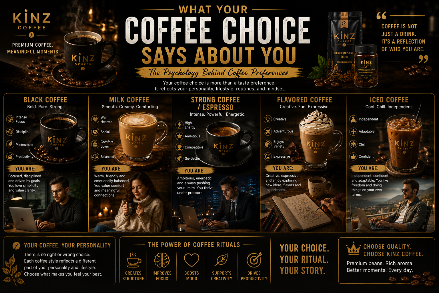 What Your Coffee Choice Says About You: The Psychology Behind Coffee Preferences
