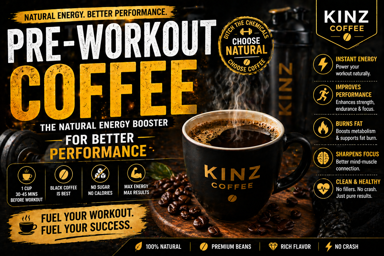 Pre-Workout Coffee: The Natural Energy Booster for Better Performance