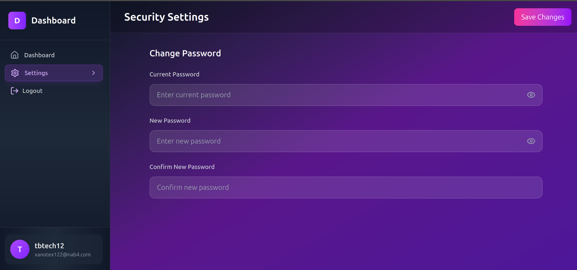 Change Password