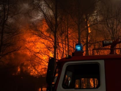 В Барсово горит одноэтажный жилой дом