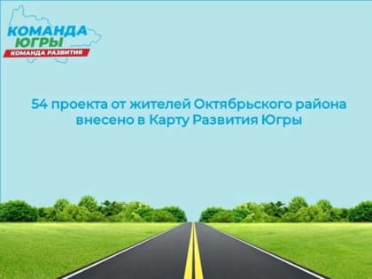 В 2021 году жители Октябрьского района приняли активное участие в создании Карты развития Югры