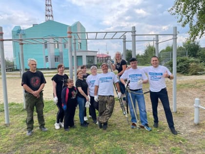 В Зеленоборске молодогвардейцы провели субботник