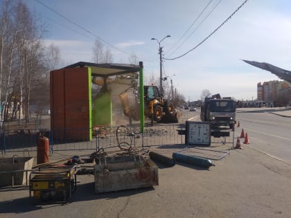 В Югорске появилась ещё одна остановка с подогревом