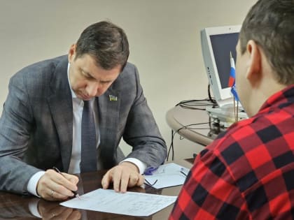 Николай Ташланов провел прием граждан по личным вопросам