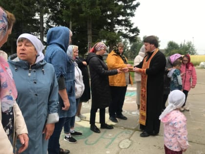 Молебен на начало учебного года в с. Нялинское Ханты-Мансийского района