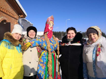 Сотрудники психоневрологической больницы приняли участие мероприятии «Проводы Русской Зимы»