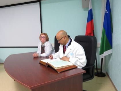 Кардиоцентр посетил министр образования посольства Индии в России