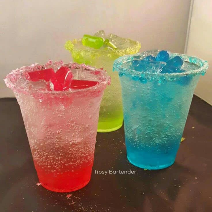 Bebidas de colores 
