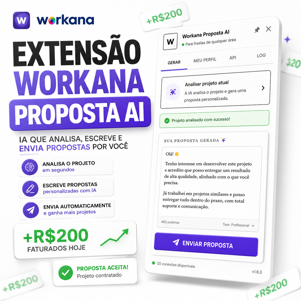 Extensão Workana Proposta AI