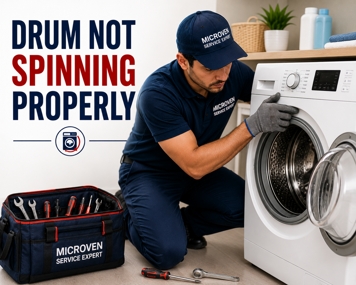 Washing machine spin cycle failure