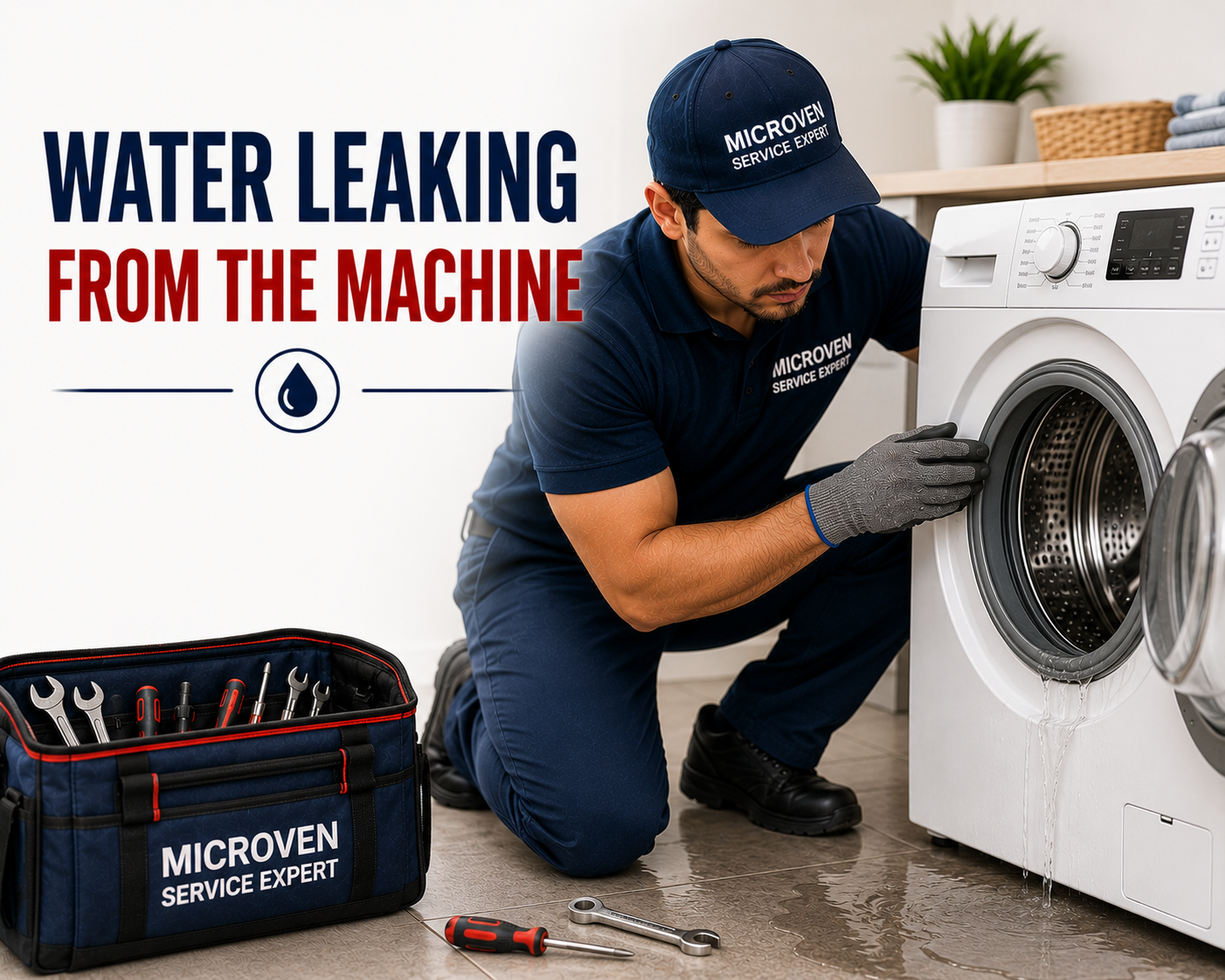 Washing machine water leakage
