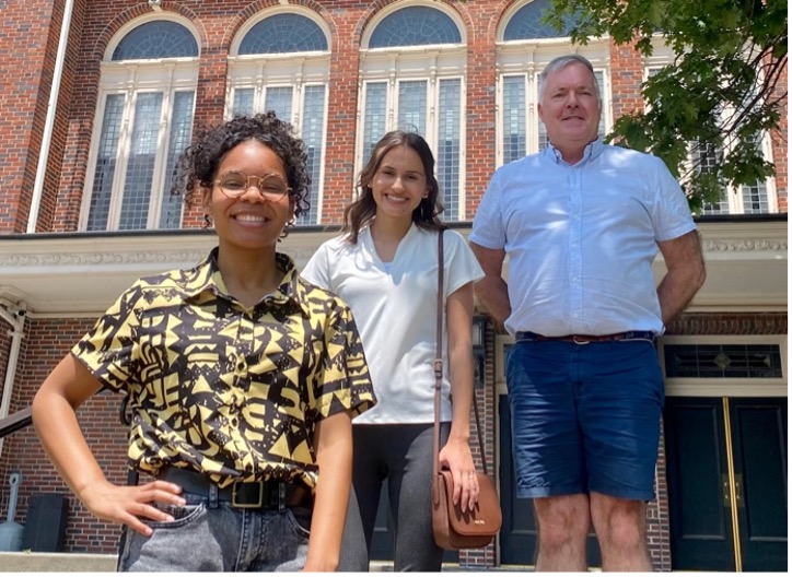 Participants photographed with Robert Warren, CEO of Hoyt Sherman