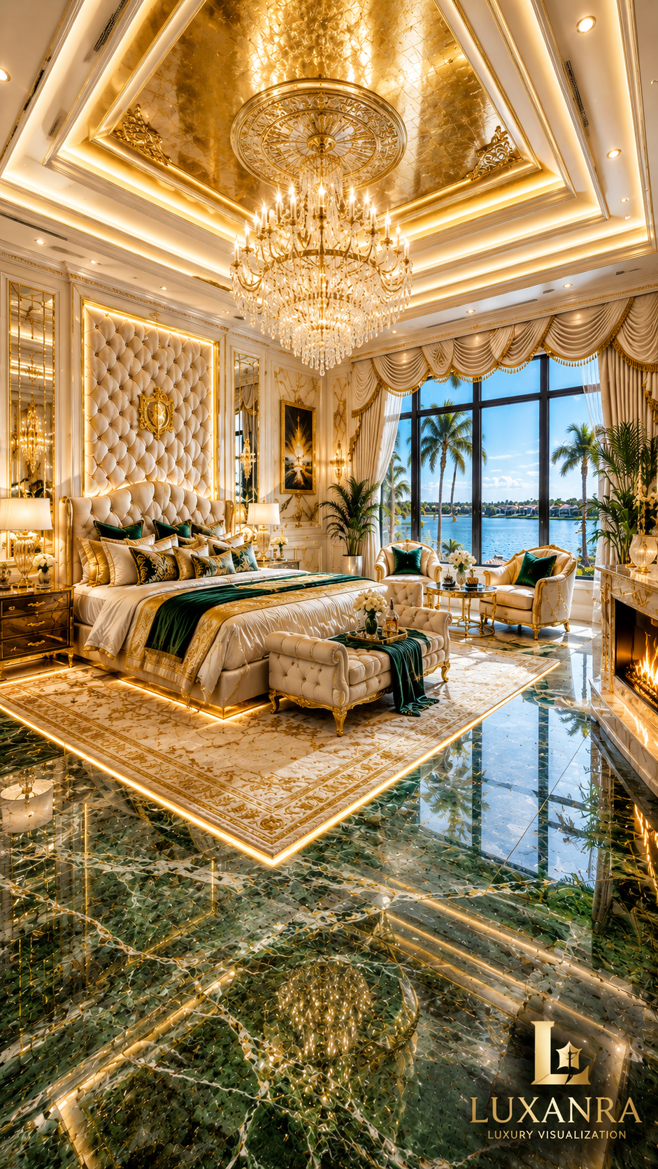 Luxanra Concierge luxury bedroom visualization