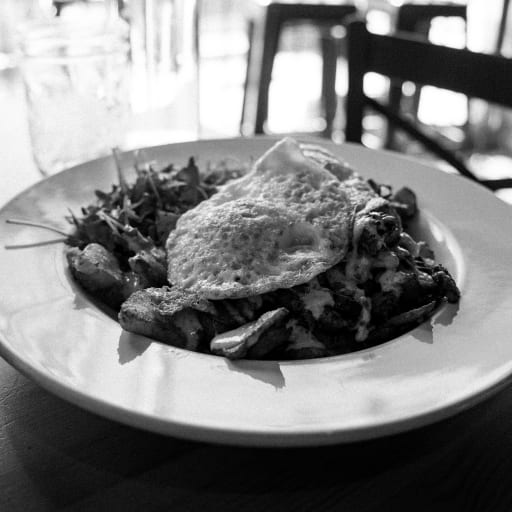 black and white picture of the hash bowl