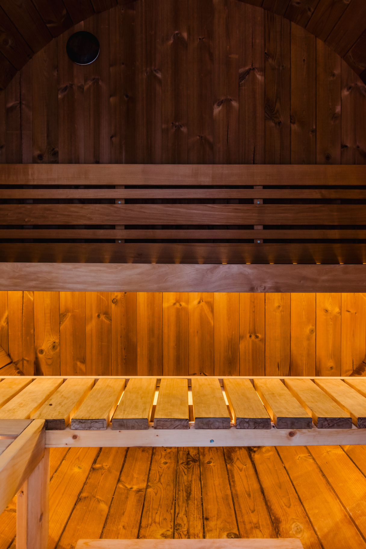 Backyard fire pit area