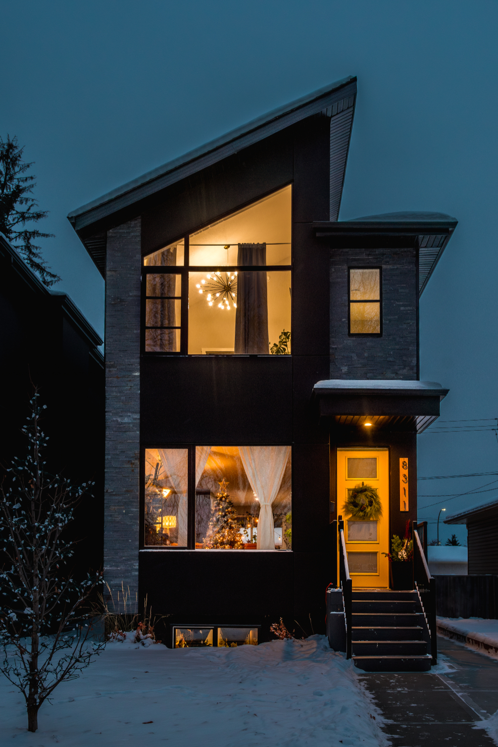 Front exterior of The Yellow Door Retreat